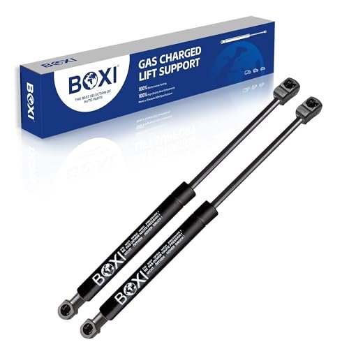 BOXI Cantidad (2) Soportes de Elevación para Hatchback, Amortiguadores de Gas, Resortes y Estribos, Compatibles con Mazda 3 2014-2018 Hatchback de 4 Puertas.